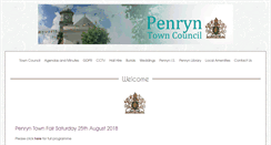 Desktop Screenshot of penryntowncouncil.co.uk